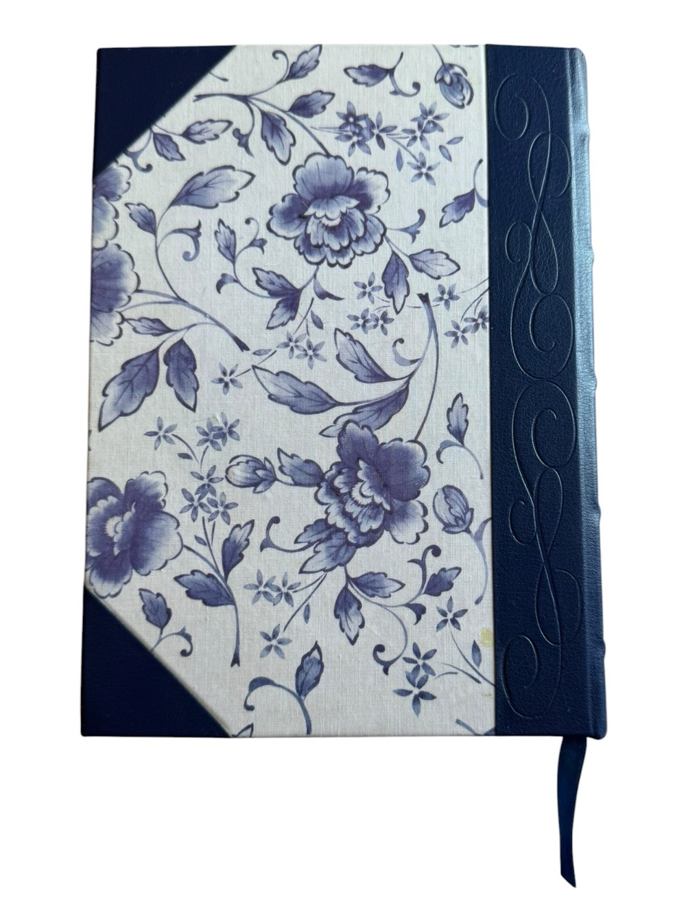 Blue Floral Hardcover Journal - Picture 4 of 8